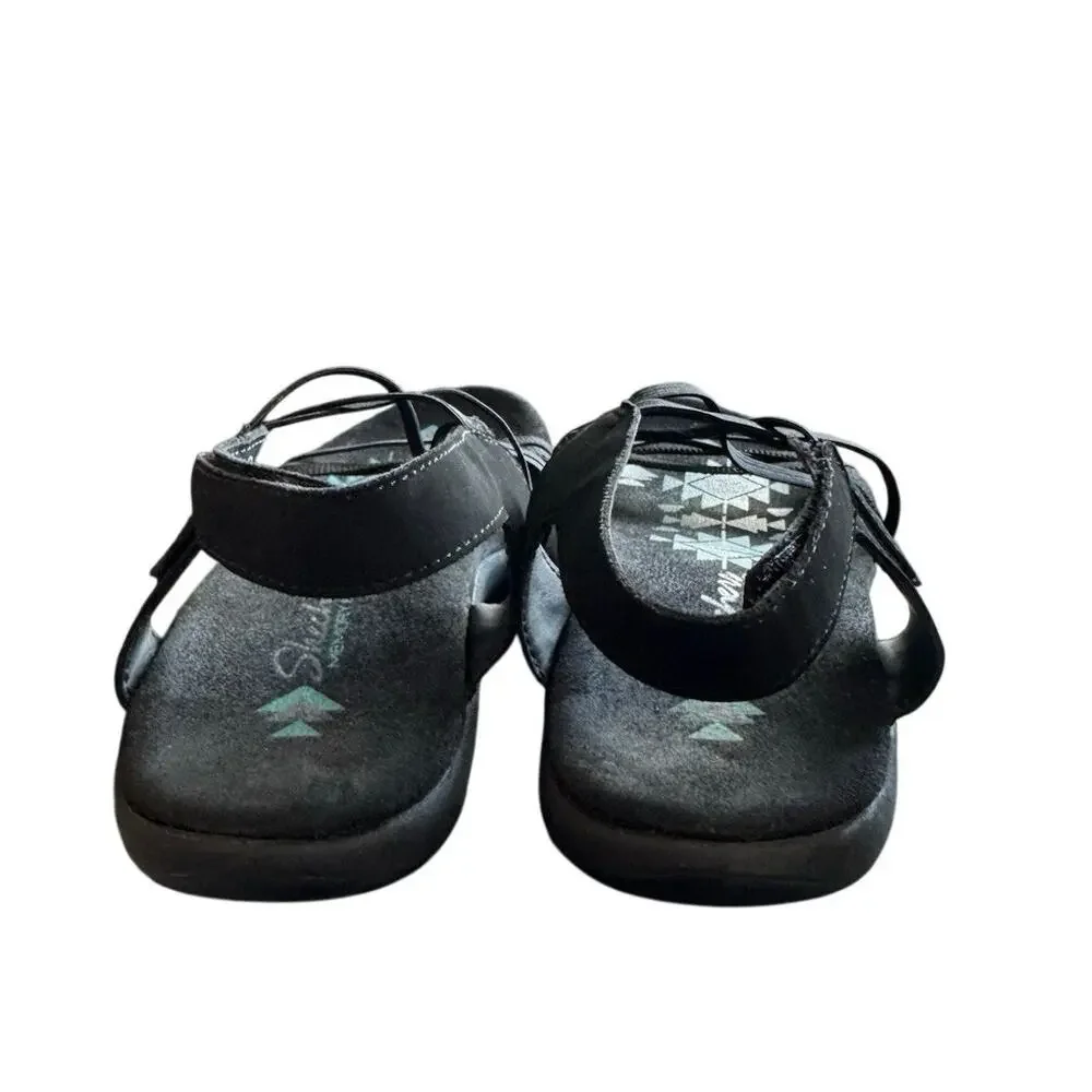 Skechers Reggae Slim Memory Foam Sandals Straps Comfort Walking Women’s Size 10